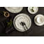 Gem Cut Onyx Bread and Butter Plate