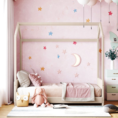 Lit simple en velours