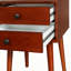 Table de chevet avec 2 tiroirs, petite table d'appoint avec rangement-761385516