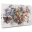 Pretty Leaves Watercolour - Wrapped Canvas-56659294