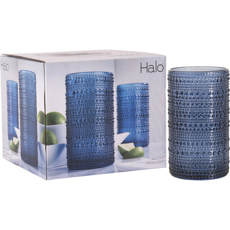 Ensemble de quatre Halo Highball 15 oz, Marine