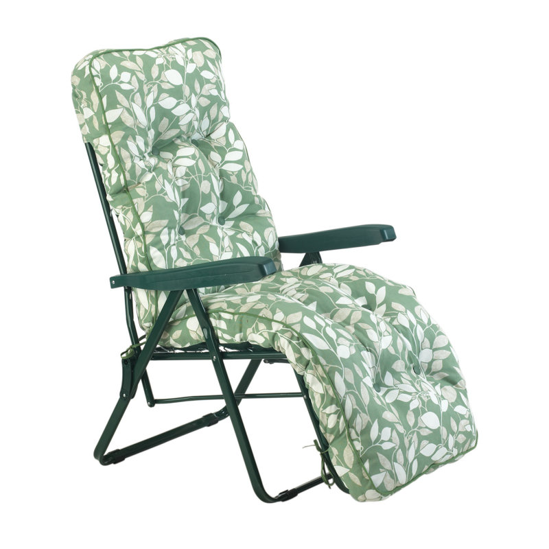 Dunsmuir 100 cm Long Reclining Single Chaise with Cushions, Cotswold