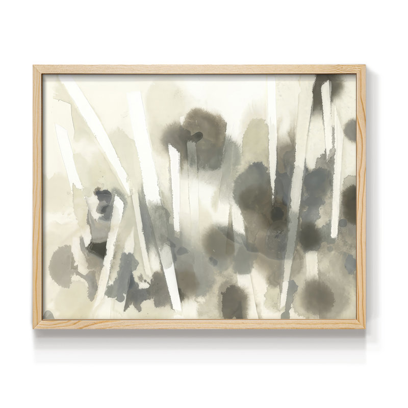Staccato Smoke Screen I -Framed Print - Restickable, Natural, 16" H x 20" W