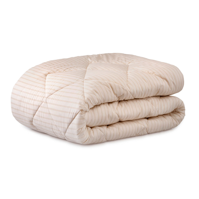 Édredon beige standard en coton, Très grand