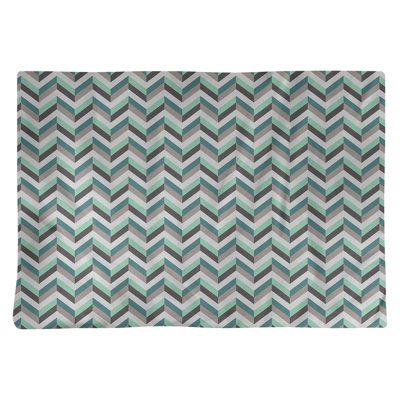 Napperon en coton 18 po chevrons