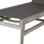 Chaise longue en teck Coast - Teck huître / gris chiné-51960231
