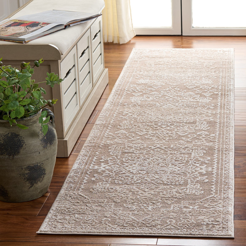 Chamber Power Loom Performance Oriental Indoor Rug, 2'-2" x 8'-0" Runner