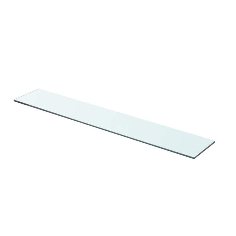 Tablette en verre, H 0,31 po x l 27,6 po x P 4,7 po
