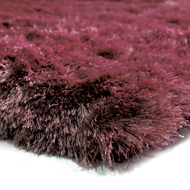 Lovella Solid Colour Shag Area Rug, Rectangle 120 x 170cm