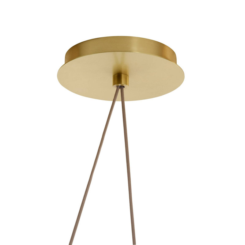 Berkley Multi-Drop Chandelier, Antique Brass
