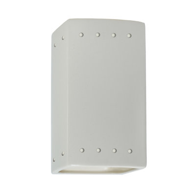 Ambiance - Small Rectangle w/ Perfs Wall Sconce - Open Top & Bottom (Outdoor)