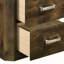 Table de chevet 2 tiroirs Rustic