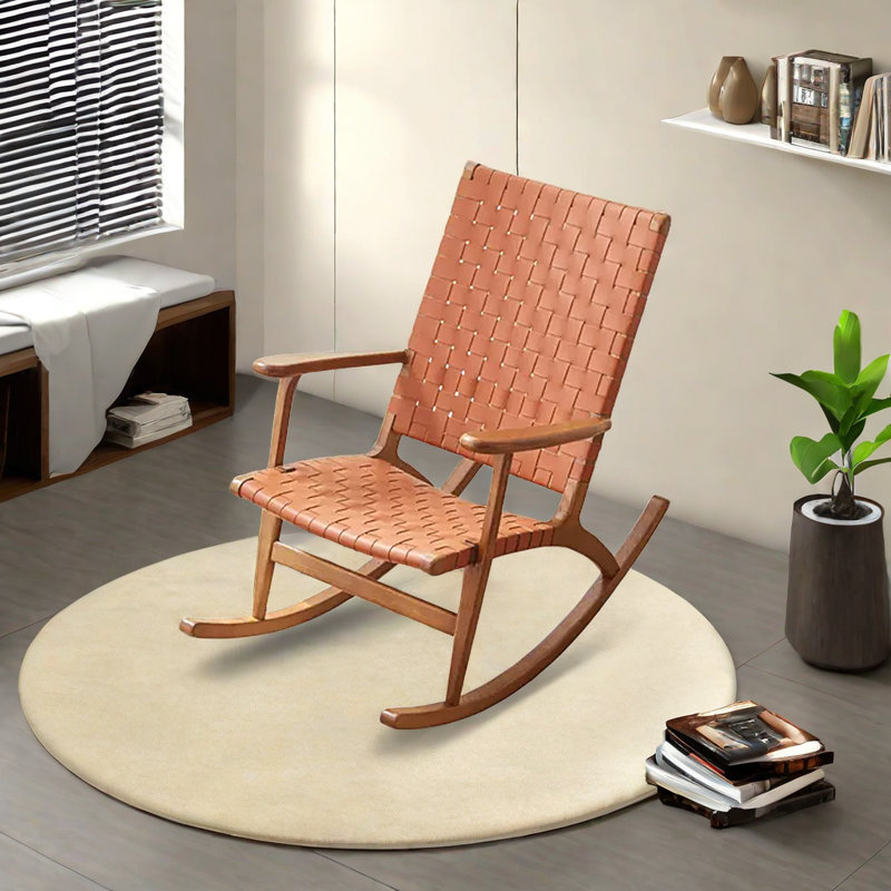 Solid Wood Leisure Simple Rocking Chair Rocking Chair