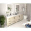 Ensemble de meuble-lavabo double autoportant 84 po Vivian-116298635