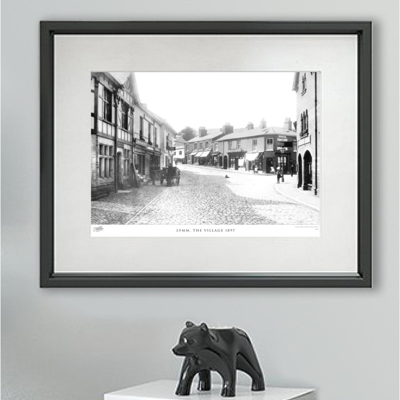 Lymm, The Village 1897 - Single Picture Frame Print, 28cm H x 36cm W x 2.3cm D