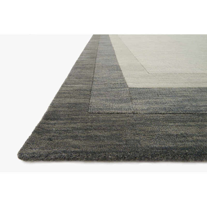 Tapis en laine touffeté à la main Keifer, Rectangle 5 pi x 7 pi 6 po