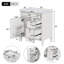 Meuble-lavabo de 30 po avec lavabo supérieur, meuble-lavabo moderne avec 2 tiroirs et tiroir escamotable, meuble-lavabo simple