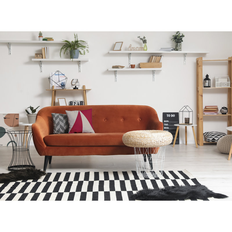 Coussin décoratif Prism Autum, Rouge carmin, 20 po x 20 po