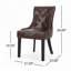Chaise d'appoint rembourrée Wynsum-116989452