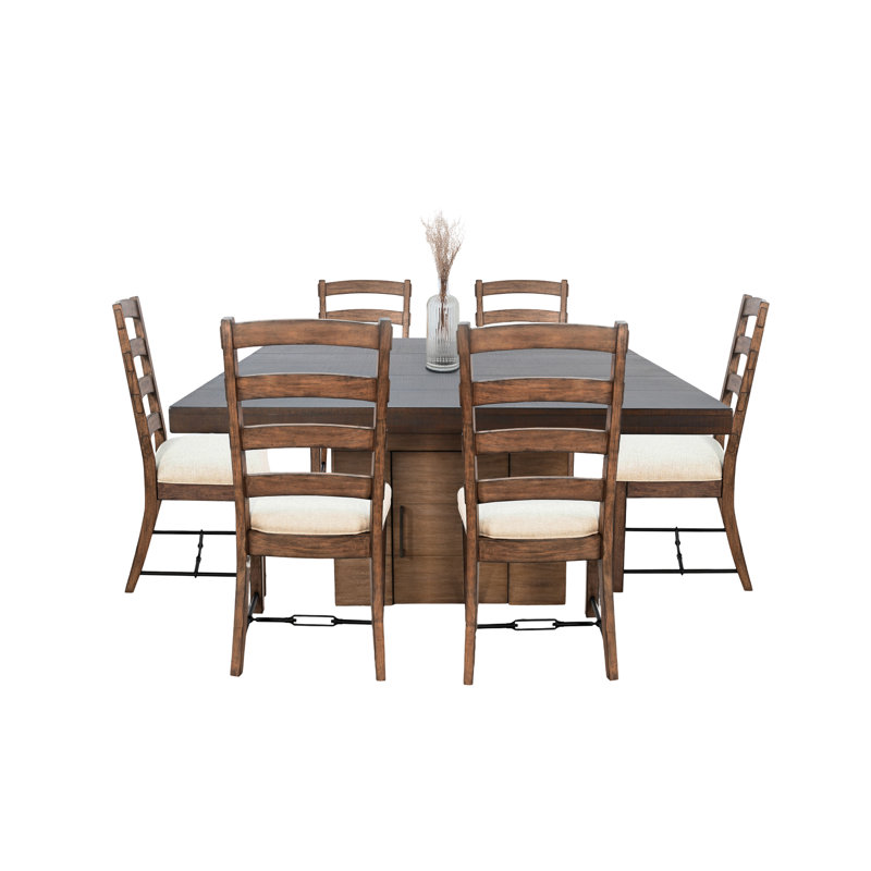 Sunny Designs Modern Square Dining Set With Built-In Storage