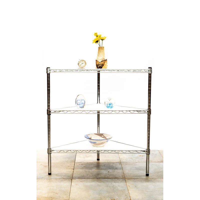 Doublure de tablette triangulaire en PVC, H 0,125 po x l 24 po x P 24 po, Blanc
