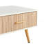 Table basse rectangulaire avec tiroir coulissant pour le rangement, table moderne pour le salon, blanc-2119377926
