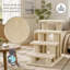 Escalier pour chat avec tapis à 4 niveaux Pawhut-1022492611