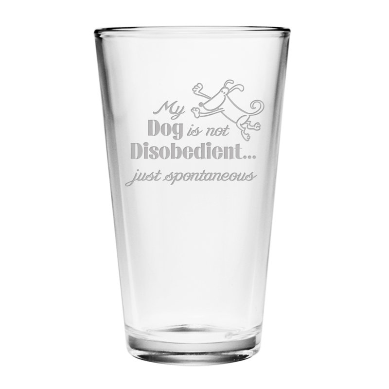 Verre à pinte 16 oz seulement spontané