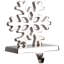 Snowflake Metal Christmas Stocking Holder - 5"