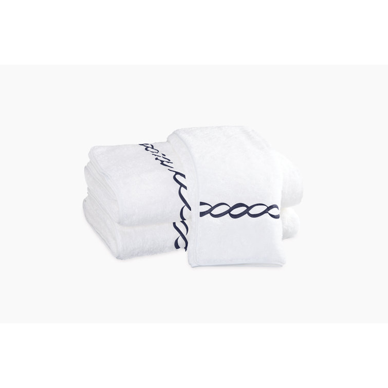 Matouk Gordian Knot Bath Towel - Blue