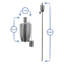 Harbour Housewares - 12x Garden Flame Torches - Metal Barrel Design-1801579391