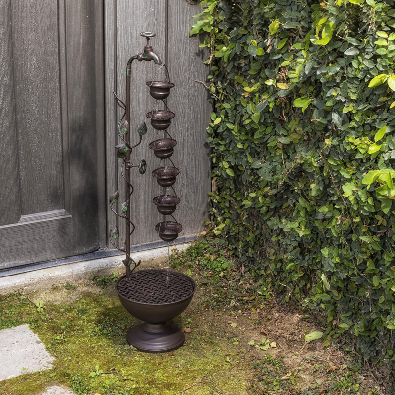 Grande fontaine à 38 étages avec 38 tasses suspendues 38 "