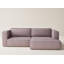 Four-Seater Corner Sofa With Bed Function-433142003-433142004