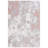 Braidy Abstract Handmade Flatweave Polyester Area Rug in Ivory/Gray/Pink-615720616