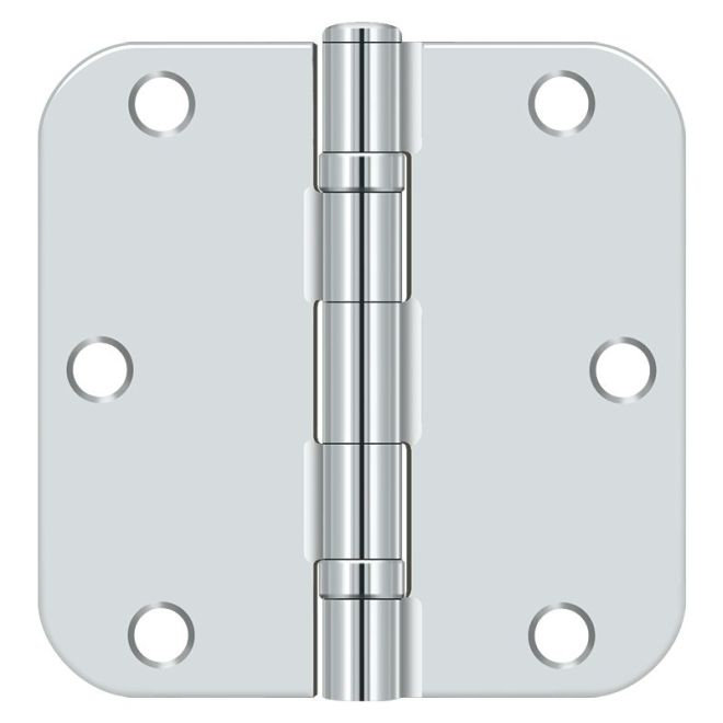 Steel Hinge, Polished Chrome