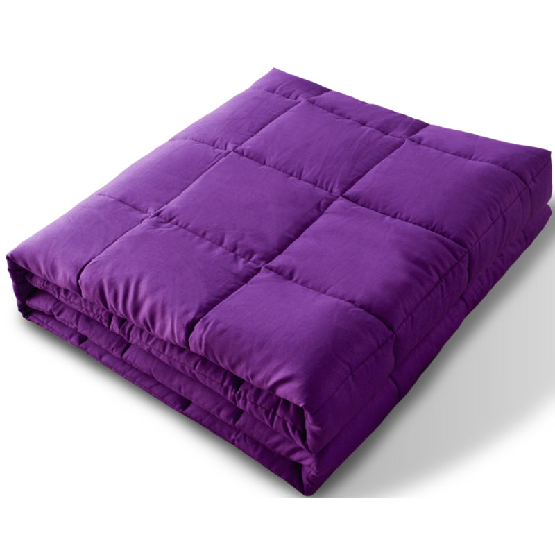 Weighted Throw Blanket, Twin, Purple, 15