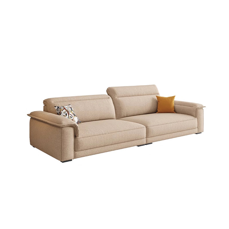 Canapé moderne en coton et lin confortable, H 37,4 po x l 86,61 po x P 36,22 po, 3