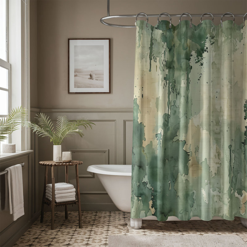 Water Tints - Premium Shower Curtain, 74" H x 71" W