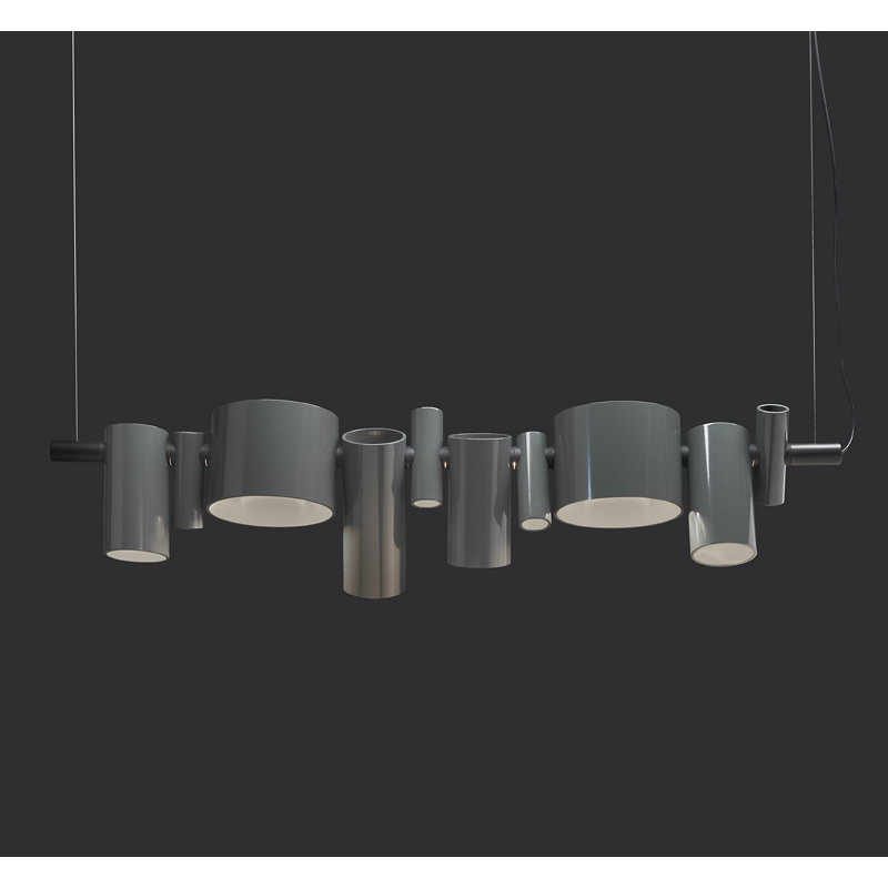 Dancing Queen 1 - Light LED Pendant, Gloss Gray