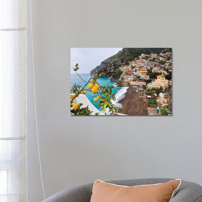 Positano Spring View, Amalfi Coast, Italy by George Oze - Print on Canvas