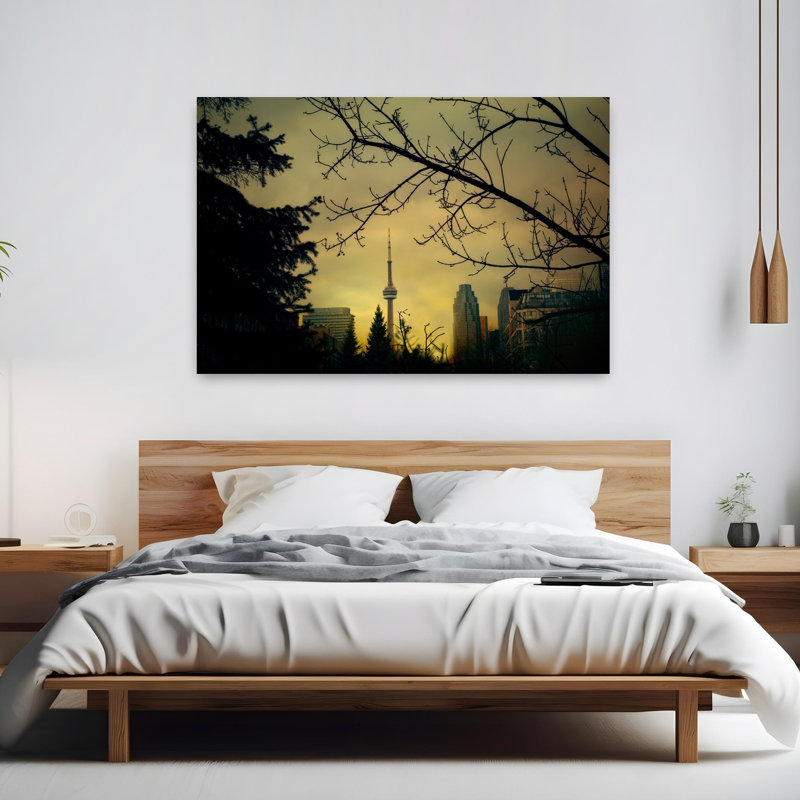 Sundown In Hogtown by William - Wrapped Canvas Print, 101.6 cm H x 152.4 cm W