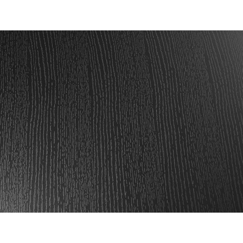 Round Metal Base Dining Table, Black
