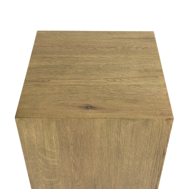 Layne 20" Square End Table, Light Brown
