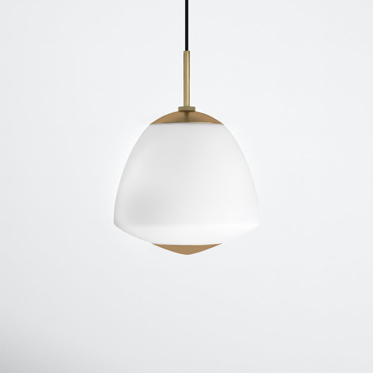 Darby Single Light Glass Dimmable Pendant