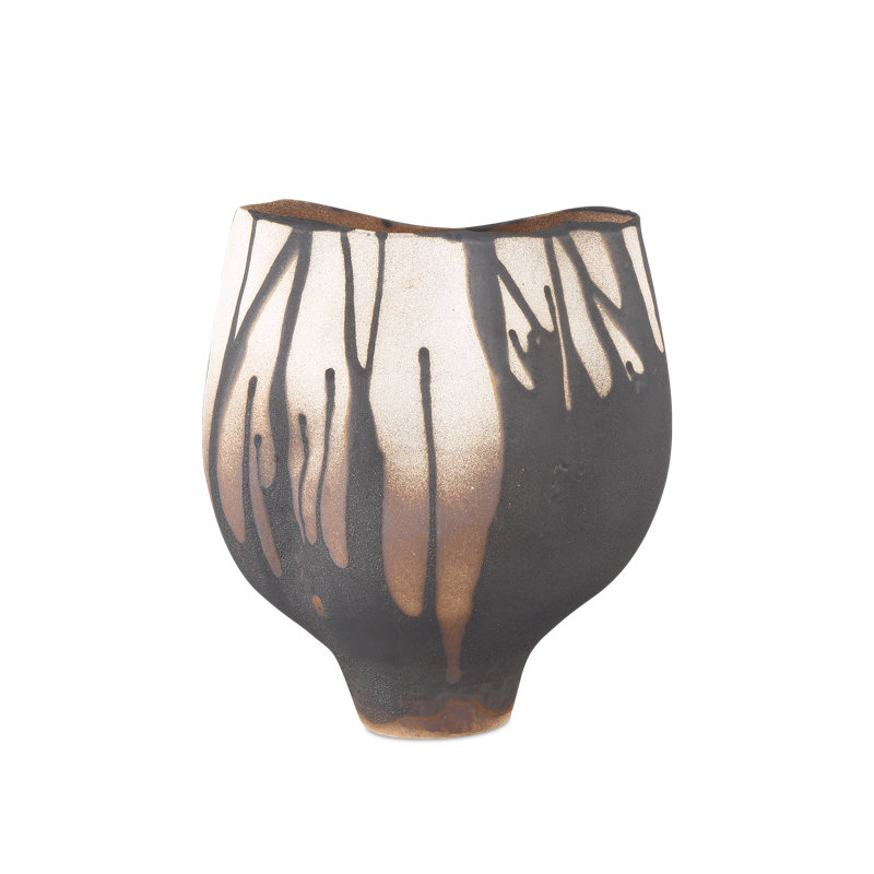 Grand vase Inoue, H 9 po x l 8 po x P 7 po