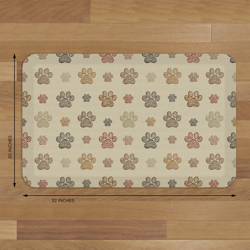 Tapis confort anti-fatigue, Labo brun
