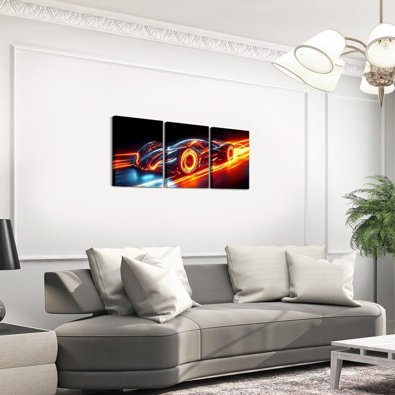 3 Piece Wrapped Canvas Print