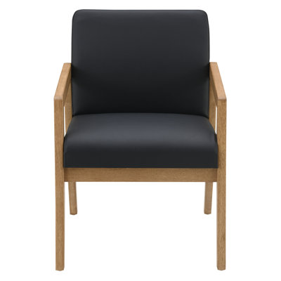 Seguna Wood Frame Reception Chair with Memory Foam Seat