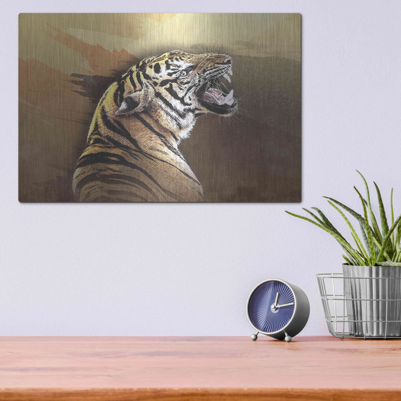 «Wildness Tiger» par Karen Smith, H 12 po x l 16 po