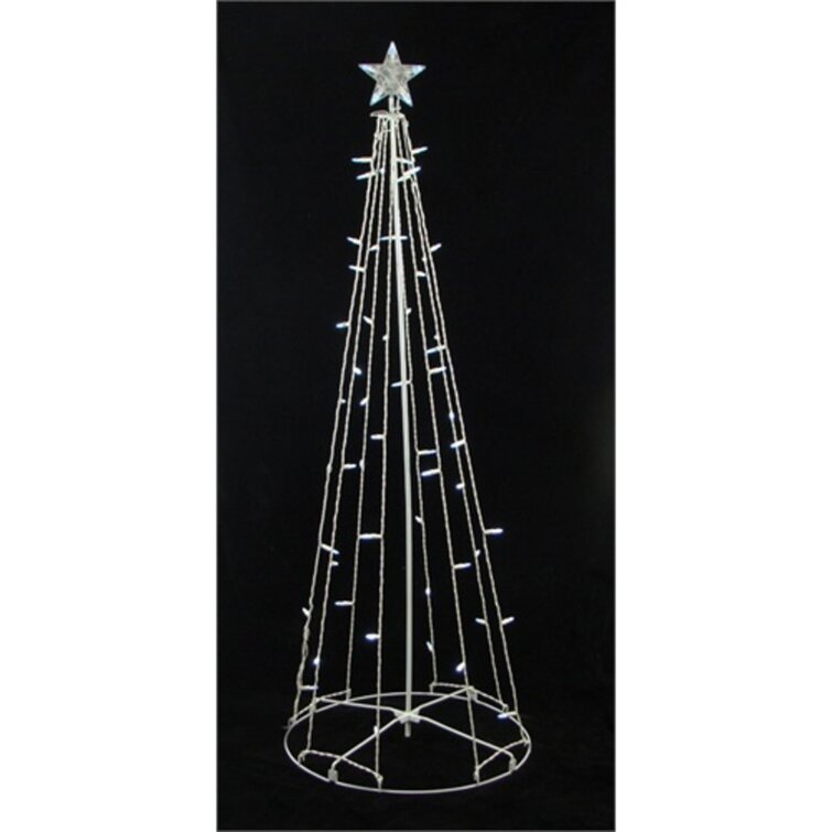 Northlight 5' LED Lighted Cone Christmas Tree Outdoor Decor & Reviews ...